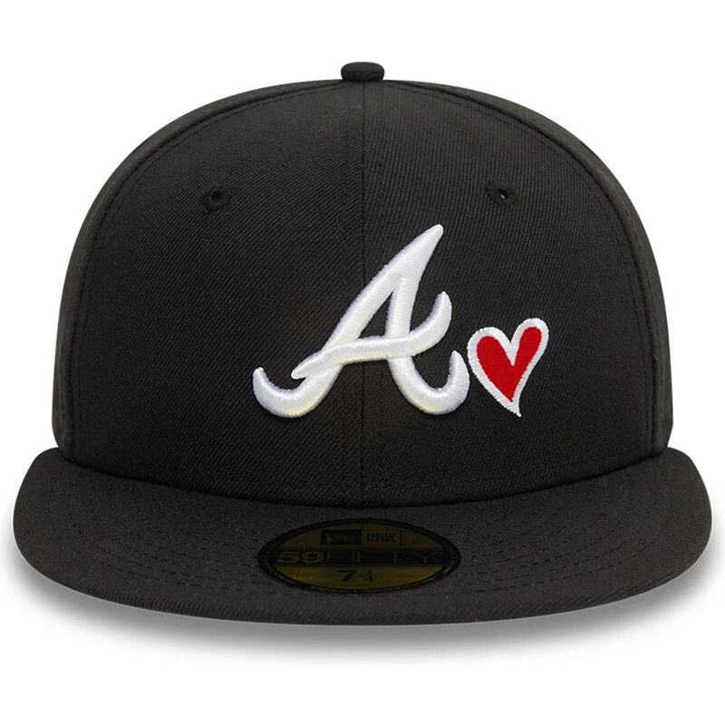 casquette-plate-noire-ajustee-59fifty-heart-icon-atlanta-braves-mlb-new-era