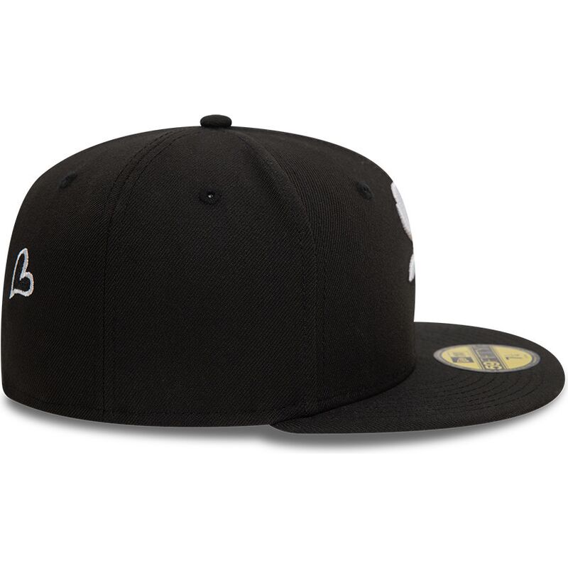 casquette-plate-noire-ajustee-59fifty-heart-icon-chicago-white-sox-mlb-new-era