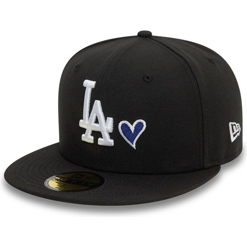 casquette-plate-noire-ajustee-59fifty-heart-icon-los-angeles-dodgers-mlb-new-era