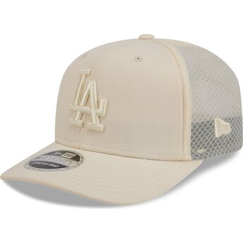 Casquette trucker beige 9SEVENTY Stretch Snap Color Pack Los Angeles Dodgers MLB New Era