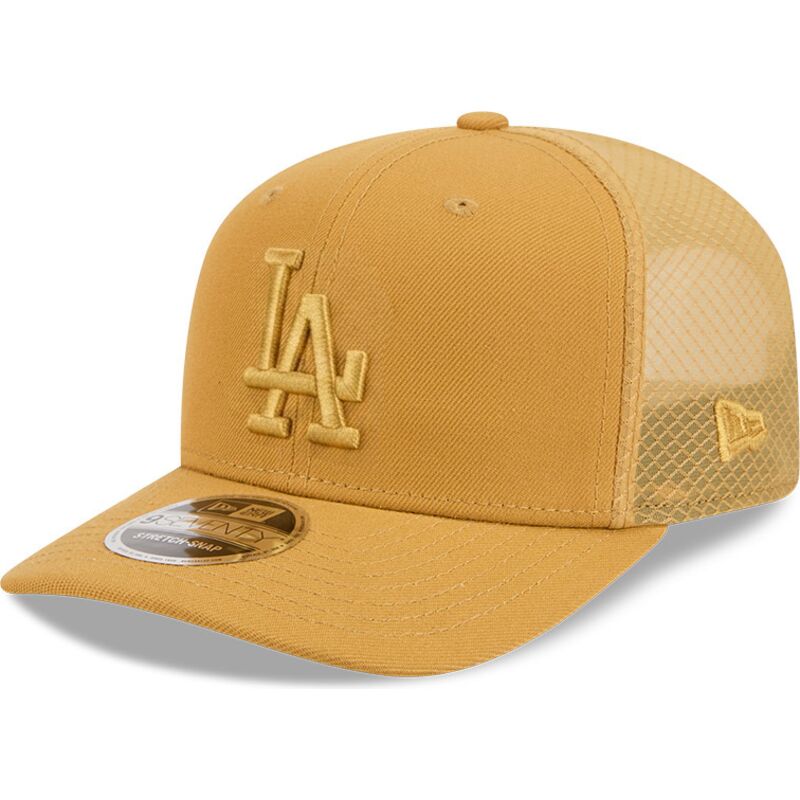 casquette-trucker-marron-claire-9seventy-stretch-snap-color-pack-los-angeles-dodgers-mlb-new-era
