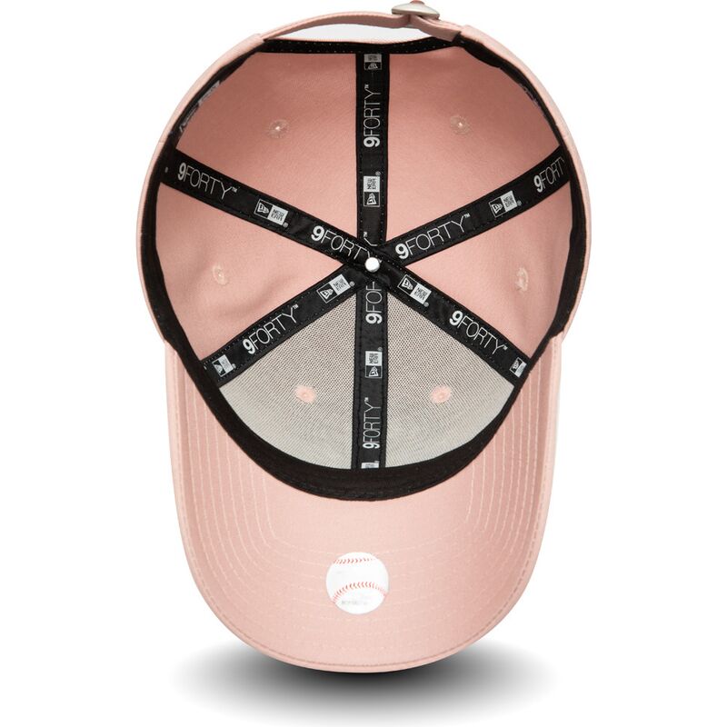 casquette-courbee-rose-ajustable-pour-femme-9forty-colour-essential-new-york-yankees-mlb-new-era casquette-courbee-rose-ajustable-pour-femme-9forty-colour-essential-new-york-yankees-mlb-new-era