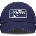 casquette-courbee-bleue-ajustable-primetime-club-unstructured-organic-cotton-los-angeles-dodgers-mlb-nike