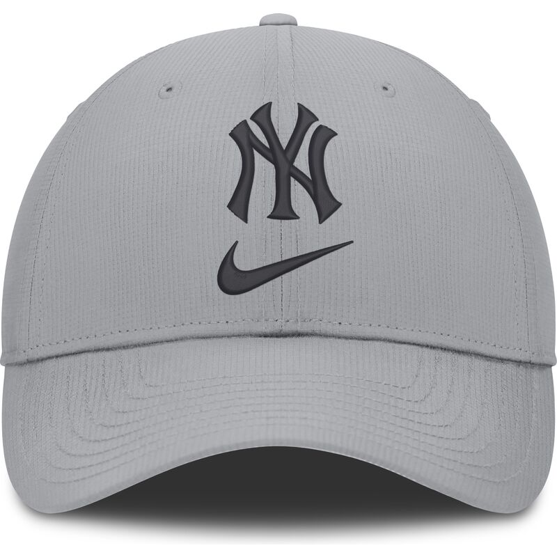 casquette-courbee-grise-ajustable-primetime-club-structured-uv-poly-ripstop-new-york-yankees-mlb-nike casquette-courbee-grise-ajustable-primetime-club-structured-uv-poly-ripstop-new-york-yankees-mlb-nike