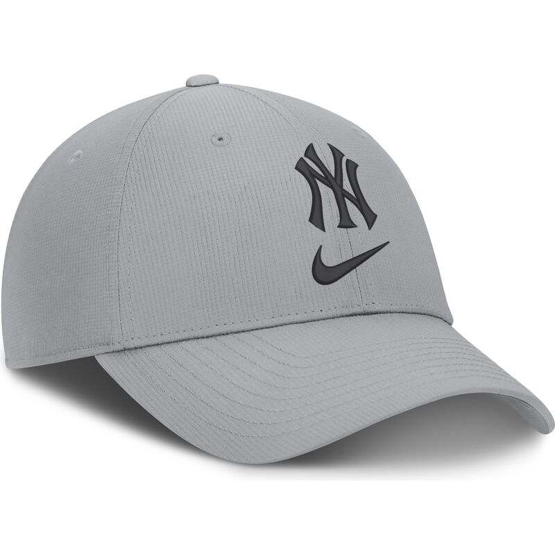 casquette-courbee-grise-ajustable-primetime-club-structured-uv-poly-ripstop-new-york-yankees-mlb-nike casquette-courbee-grise-ajustable-primetime-club-structured-uv-poly-ripstop-new-york-yankees-mlb-nike