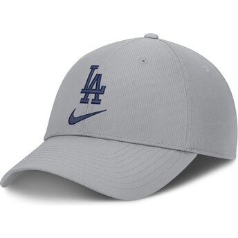 Casquette courbée grise ajustable Primetime Club Structured UV Poly Ripstop Los Angeles Dodgers MLB Nike