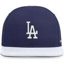 casquette-plate-bleue-et-blanche-snapback-nike-dri-fit-pro-structured-square-bill-los-angeles-dodgers-mlb-nike