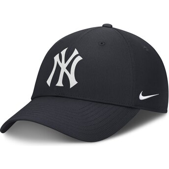Casquette courbée bleue marine ajustable Club Structured UV Poly Ripstop New York Yankees MLB Nike