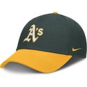 casquette-courbee-verte-ajustable-dri-fit-club-structured-oakland-athletics-mlb-nike