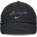 casquette-courbee-noire-ajustable-mothers-day-club-unstructured-organic-cotton-los-angeles-dodgers-mlb-nike