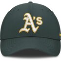 casquette-courbee-verte-ajustable-club-structured-uv-poly-ripstop-oakland-athletics-mlb-nike