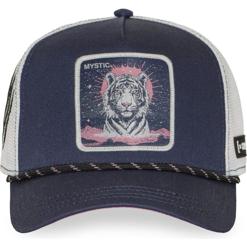 casquette-trucker-bleue-marine-et-blanche-tigre-bea3-mysb-beasts-capslab