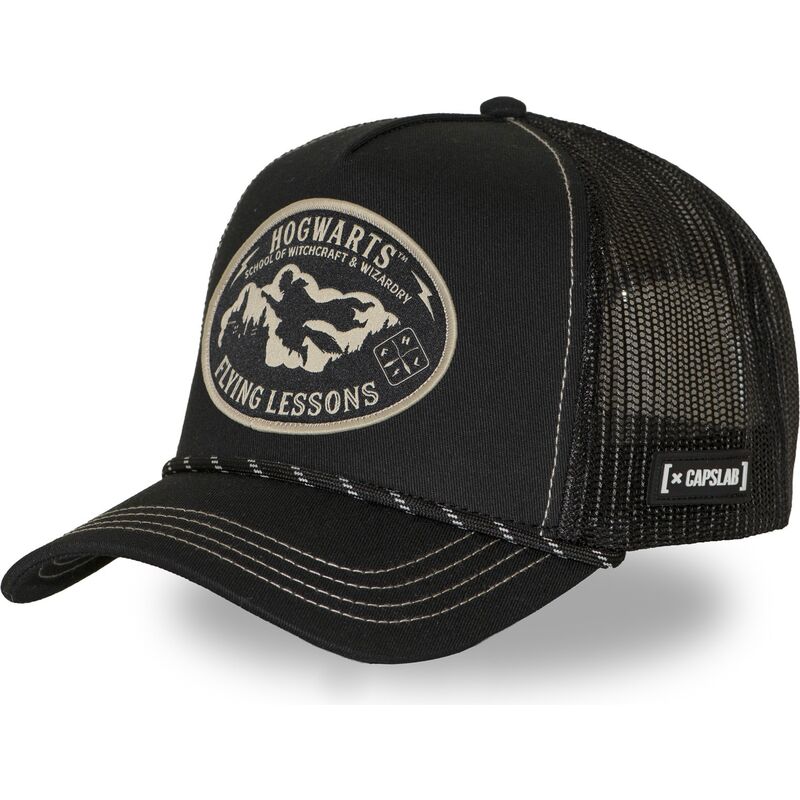 casquette-trucker-noire-hp4-fly1b-harry-potter-capslab casquette-trucker-noire-hp4-fly1b-harry-potter-capslab