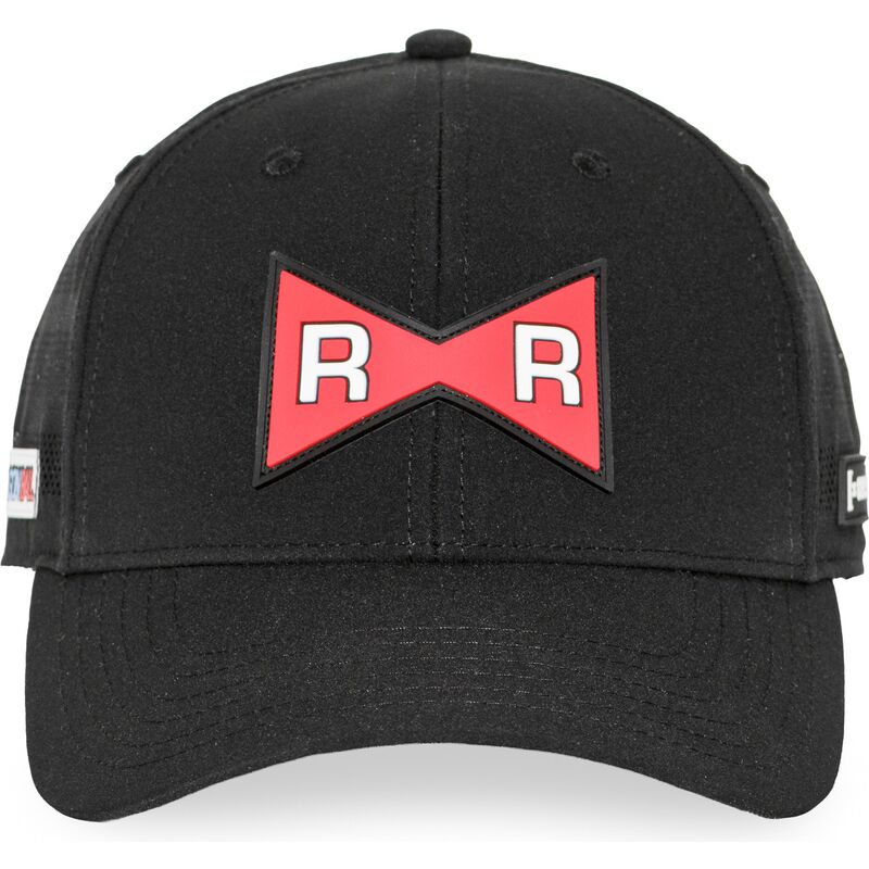 casquette-trucker-noire-ajustable-red-ribbon-army-db7-redb-dragon-ball-capslab casquette-trucker-noire-ajustable-red-ribbon-army-db7-redb-dragon-ball-capslab