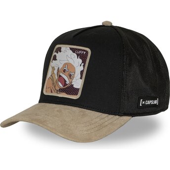 Casquette trucker noire et beige Monkey D. Luffy OP7 G5B One Piece Capslab