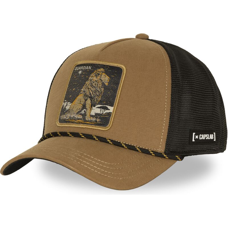 casquette-trucker-marron-lion-guardian-bea3-liob-beasts-capslab casquette-trucker-marron-lion-guardian-bea3-liob-beasts-capslab