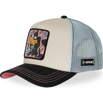 Casquette trucker multicolore Daffy Duck LOO13 DAFB Looney Tunes Capslab