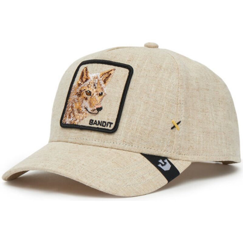 casquette-courbee-beige-snapback-bandit-coyote-cloth-rugged-comfort-the-farm-goorin-bros casquette-courbee-beige-snapback-bandit-coyote-cloth-rugged-comfort-the-farm-goorin-bros