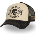 casquette-trucker-beige-et-noire-crew28-von-dutch