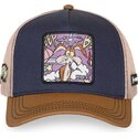 casquette-trucker-bleue-marine-et-marron-coyote-loo13-wilb-looney-tunes-capslab