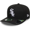 casquette-courbee-noire-snapback-9seventy-stretch-snap-player-replica-chicago-white-sox-mlb-new-era