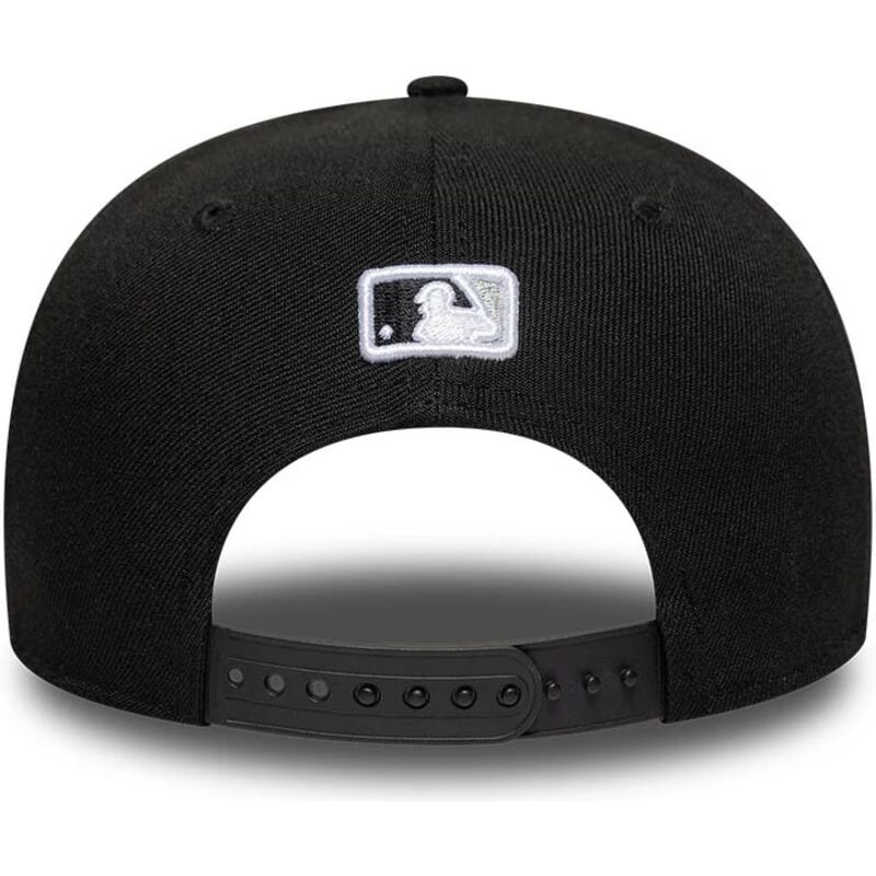 casquette-courbee-noire-snapback-9seventy-stretch-snap-player-replica-chicago-white-sox-mlb-new-era