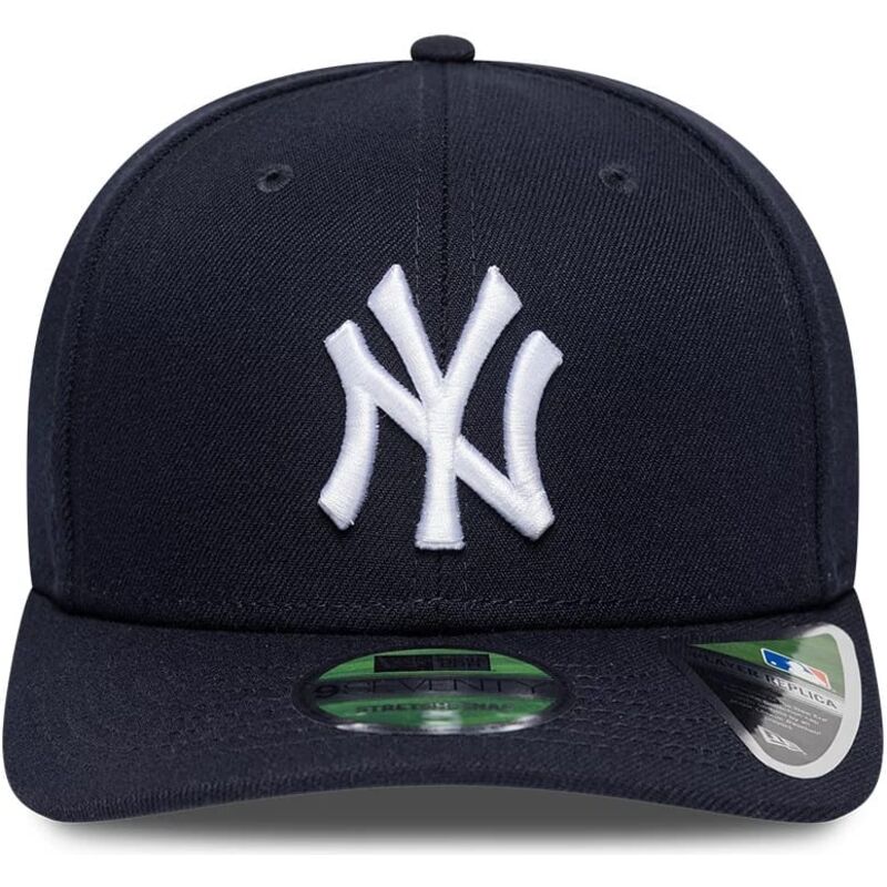 casquette-courbee-bleue-marine-snapback-9seventy-stretch-snap-player-replica-new-york-yankees-mlb-new-era casquette-courbee-bleue-marine-snapback-9seventy-stretch-snap-player-replica-new-york-yankees-mlb-new-era