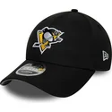 casquette-courbee-noire-snapback-9forty-m-crown-team-pittsburgh-penguins-nhl-new-era