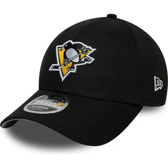 Casquette courbée noire snapback 9FORTY M-Crown Team Pittsburgh Penguins NHL New Era