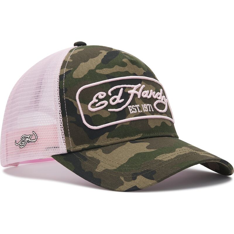 casquette-trucker-camouflage-et-rose-1971-ed-hardy
