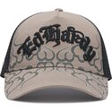 casquette-trucker-grise-et-noire-flaming-ed-hardy