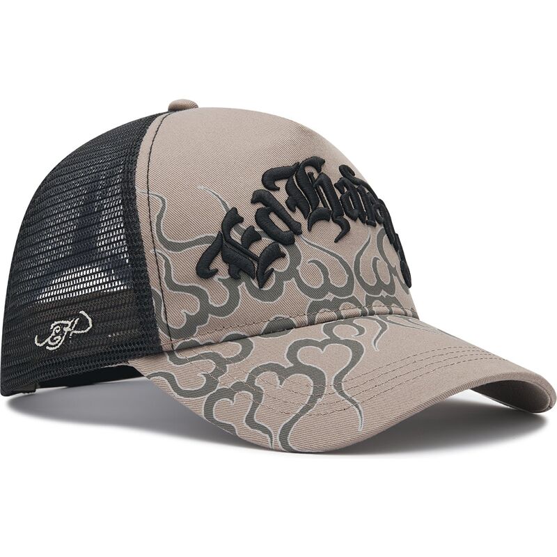 casquette-trucker-grise-et-noire-flaming-ed-hardy