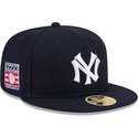 casquette-plate-bleue-marine-ajustee-59fifty-hall-of-fame-new-york-yankees-mlb-new-era