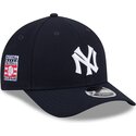 casquette-courbee-bleue-marine-snapback-9forty-m-crown-hall-of-fame-new-york-yankees-mlb-new-era