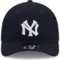 casquette-courbee-bleue-marine-snapback-9forty-m-crown-hall-of-fame-new-york-yankees-mlb-new-era