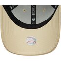 casquette-courbee-beige-ajustable-pour-femme-avec-logo-beige-9forty-pu-pattern-new-york-yankees-mlb-new-era