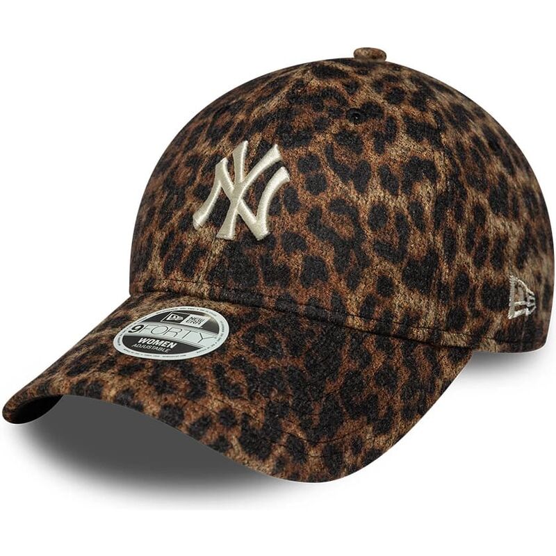 casquette-courbee-leopard-ajustable-pour-femme-9forty-lionpard-cosy-new-york-yankees-mlb-new-era casquette-courbee-leopard-ajustable-pour-femme-9forty-lionpard-cosy-new-york-yankees-mlb-new-era