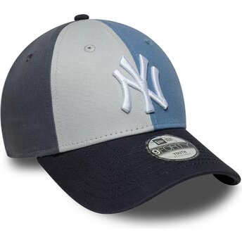 Casquette courbée multicolore ajustable pour enfant 9FORTY Colourblock New York Yankees MLB New Era