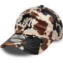 casquette-courbee-marron-ajustable-9twenty-animal-print-new-york-yankees-mlb-new-era