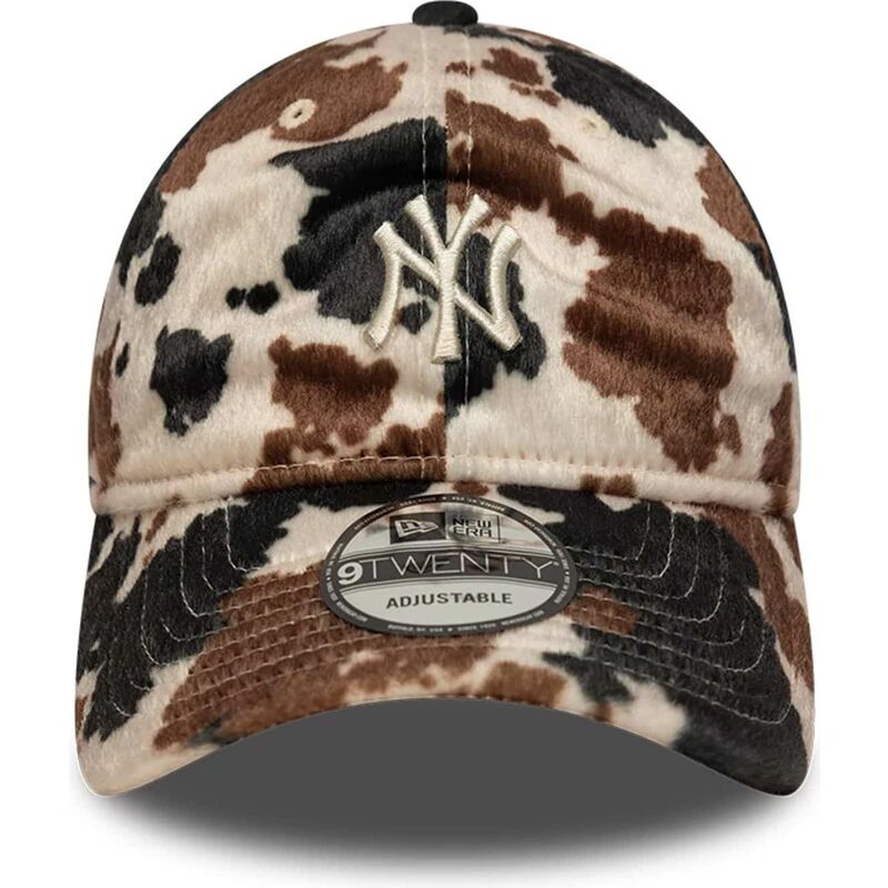casquette-courbee-marron-ajustable-9twenty-animal-print-new-york-yankees-mlb-new-era casquette-courbee-marron-ajustable-9twenty-animal-print-new-york-yankees-mlb-new-era