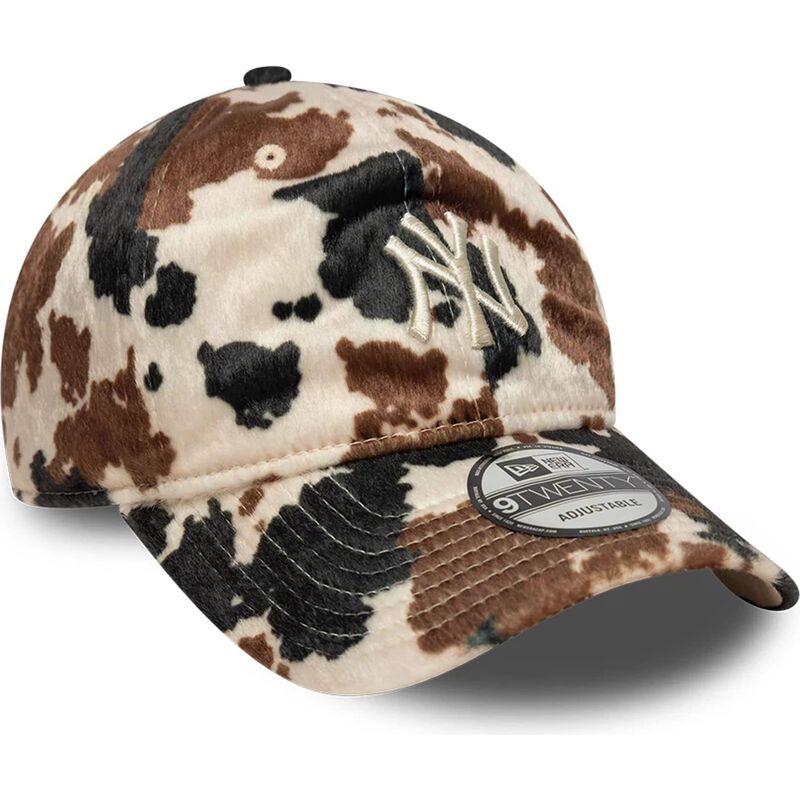 casquette-courbee-marron-ajustable-9twenty-animal-print-new-york-yankees-mlb-new-era casquette-courbee-marron-ajustable-9twenty-animal-print-new-york-yankees-mlb-new-era