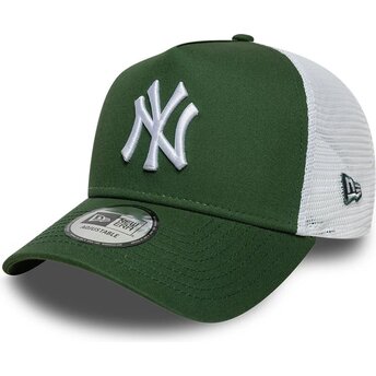 Casquette trucker verte et blanche A Frame League Essential New York Yankees MLB New Era