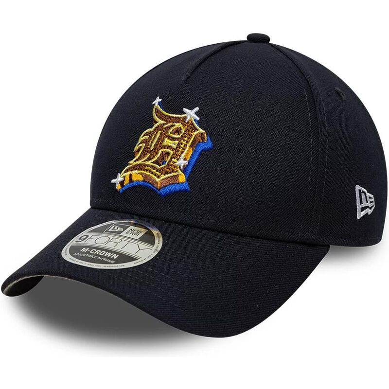 casquette-courbee-bleue-marine-snapback-9forty-m-crown-a-frame-emblem-detroit-tigers-mlb-new-era
