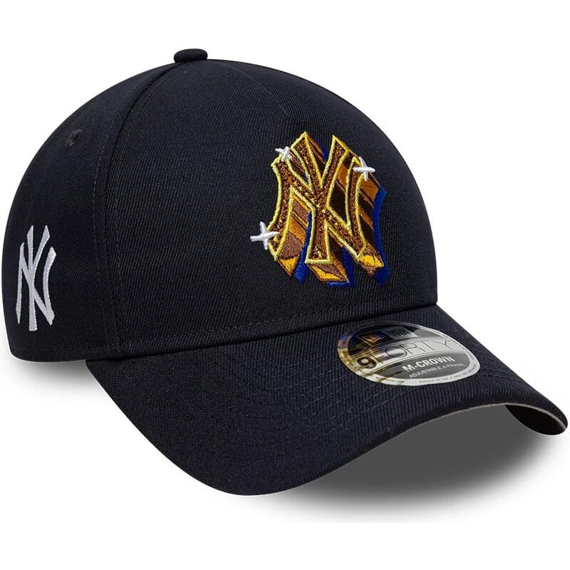 casquette-courbee-bleue-marine-snapback-9forty-m-crown-a-frame-emblem-new-york-yankees-mlb-new-era