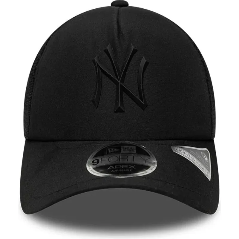 casquette-trucker-noire-avec-logo-noir-9forty-apex-sporty-new-york-yankees-mlb-new-era