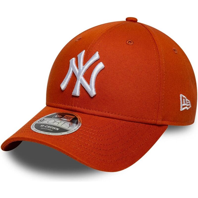 casquette-courbee-orange-snapback-9forty-m-crown-new-york-yankees-mlb-new-era casquette-courbee-orange-snapback-9forty-m-crown-new-york-yankees-mlb-new-era