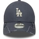 casquette-courbee-grise-ajustable-9forty-stitched-los-angeles-dodgers-mlb-new-era