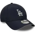 casquette-courbee-bleue-marine-ajustable-9forty-recycled-los-angeles-dodgers-mlb-new-era