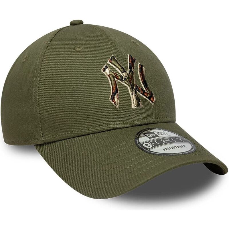 casquette-courbee-verte-ajustable-avec-logo-camouflage-9forty-outline-camo-new-york-yankees-mlb-new-era casquette-courbee-verte-ajustable-avec-logo-camouflage-9forty-outline-camo-new-york-yankees-mlb-new-era