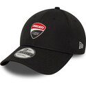 casquette-courbee-noire-ajustable-9forty-dashmark-mesh-ducati-motor-motogp-new-era